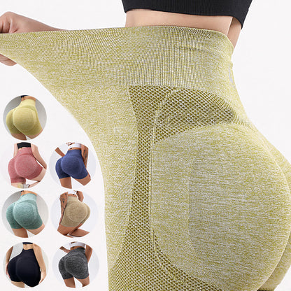 Venra Fitness Yoga Shorts Pants Butt Lifting Seamless Leggings Women Gym