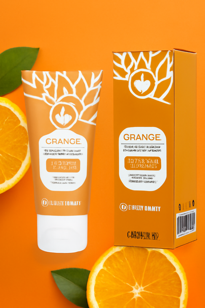 Orange Enzyme Exfoliating Gel Facial Deep Cleansing Moisturizing Gentle Rubbing Mud Exfoliating Skin